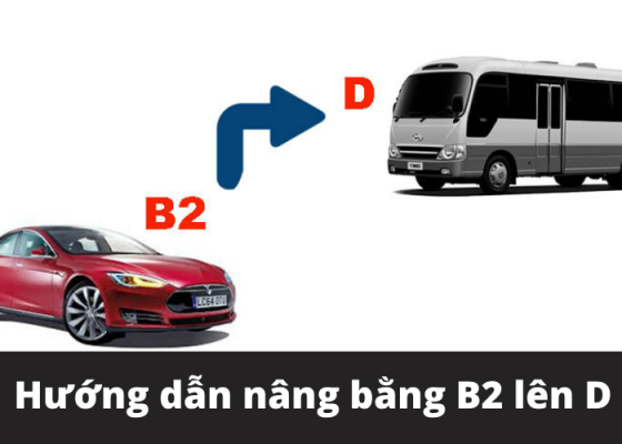 Điều kiện để nâng hạng bằng lái từ B2 lên hạng D