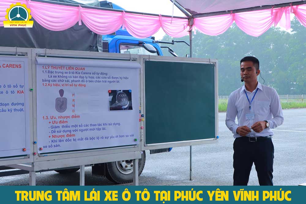 Trung tâm dạy lái xe B2 tại Phúc yên vĩnh phúc